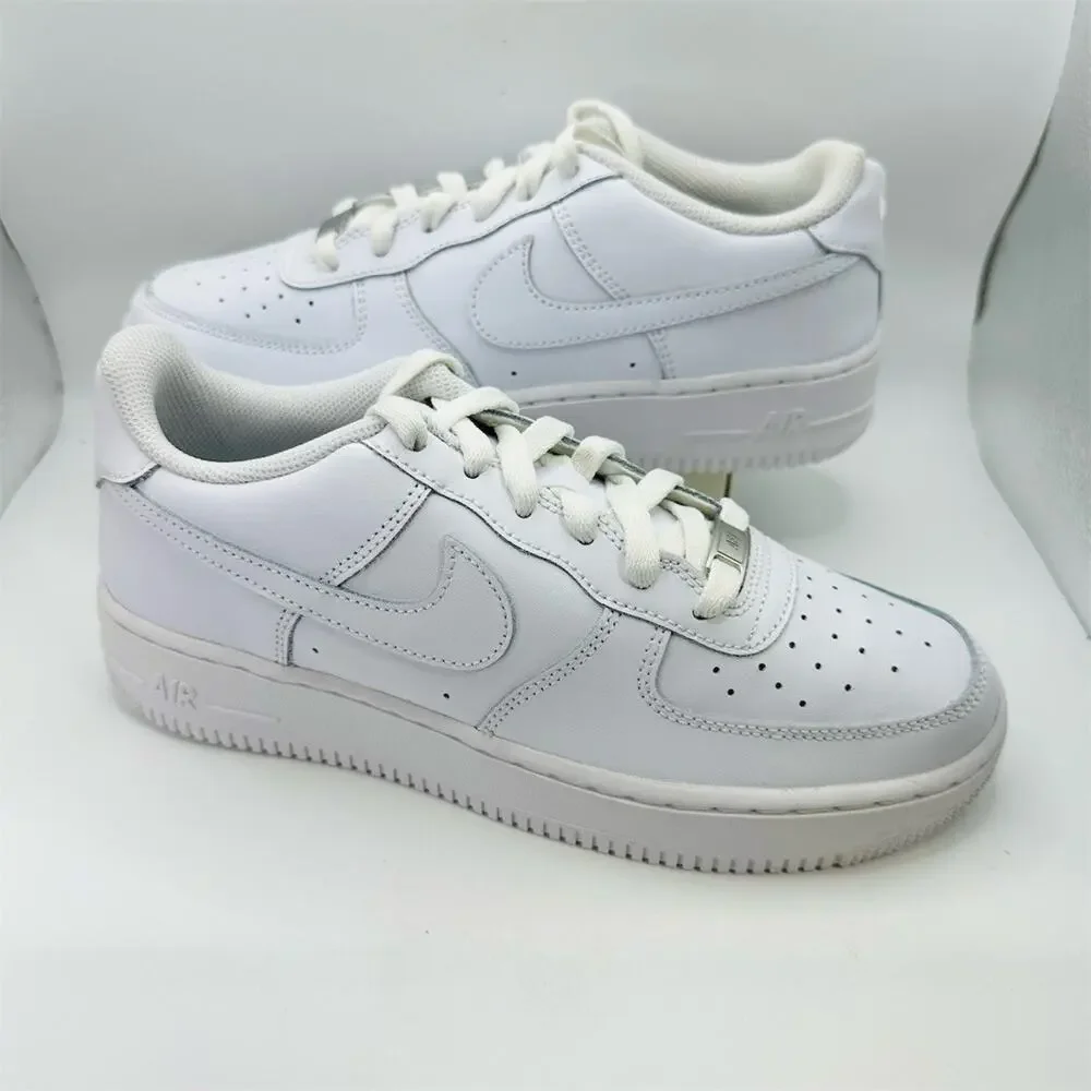 Nike Air Force 1 Low LE Triple White Sneakers | Youth 6.5Y / Women's 8W | NWOB
